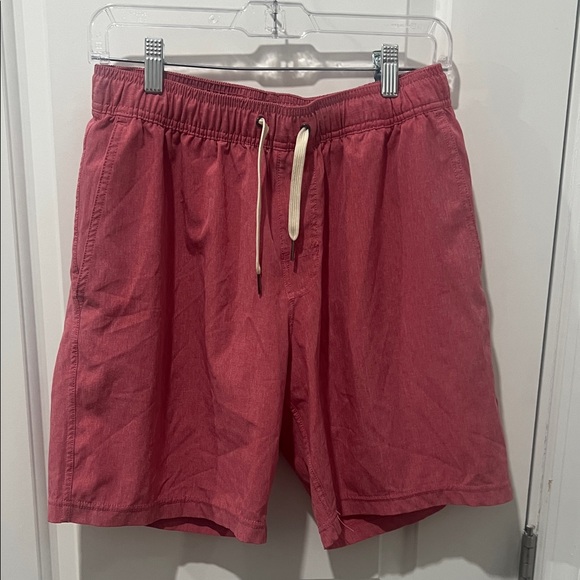 Fair Harbor Other - Fair Harbor Pink Drawstring Lined Shorts/ Swim Trunks